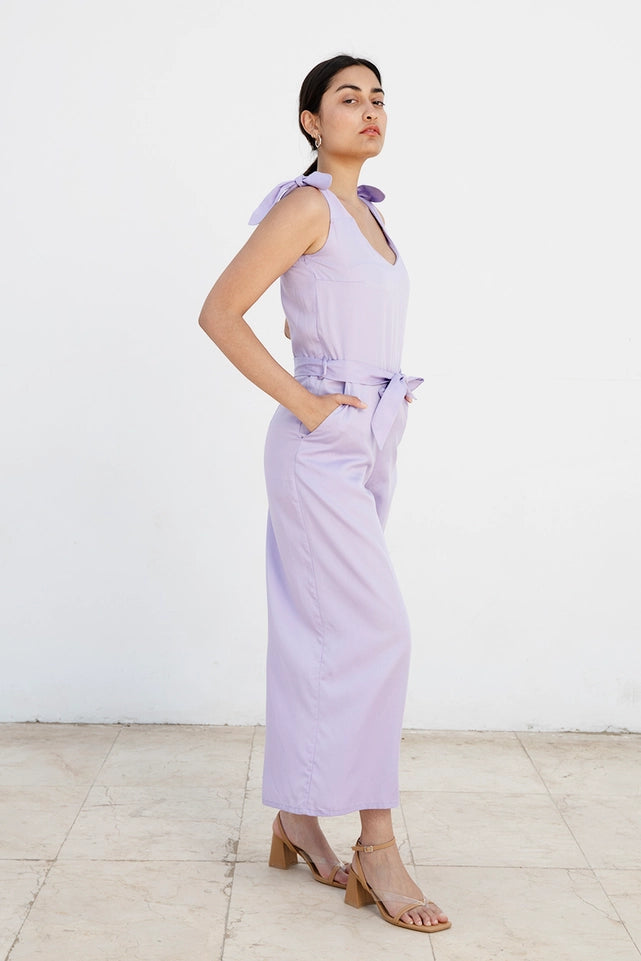 Lilac Tencel Fa-Sa Jumpsuit-Jumpsuit-Studio Hertzberg-XS-Urbanheer