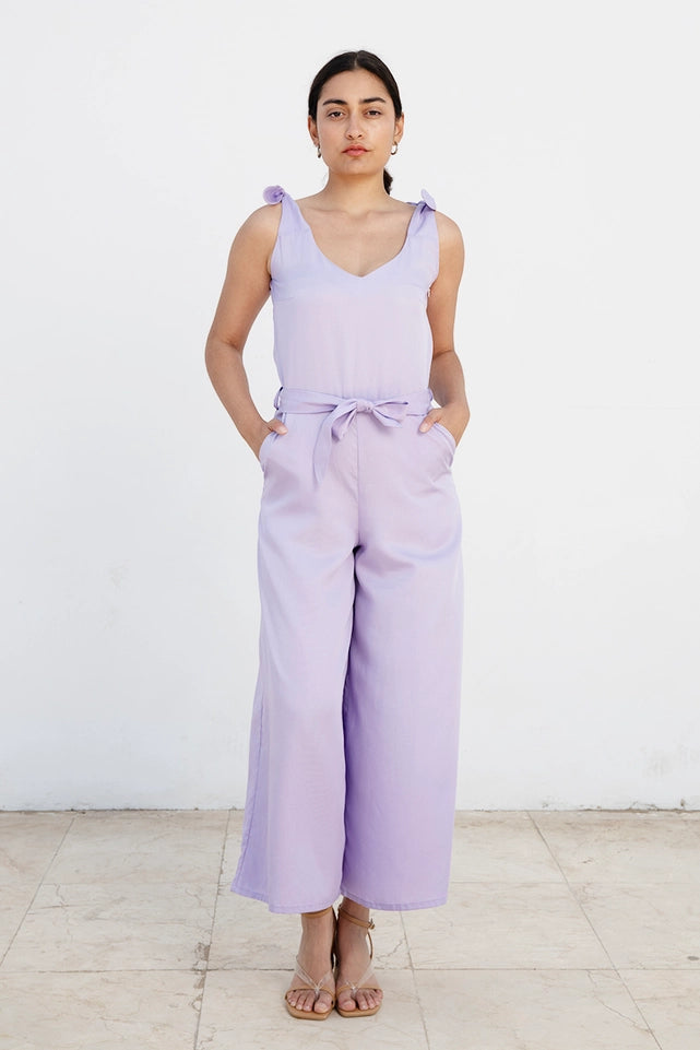 Lilac Tencel Fa-Sa Jumpsuit-Jumpsuit-Studio Hertzberg-XS-Urbanheer