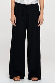 Linen Adjustable Straight Leg Pants with Pockets-New Arrival-Reneecollection-Small-BLACK-Urbanheer