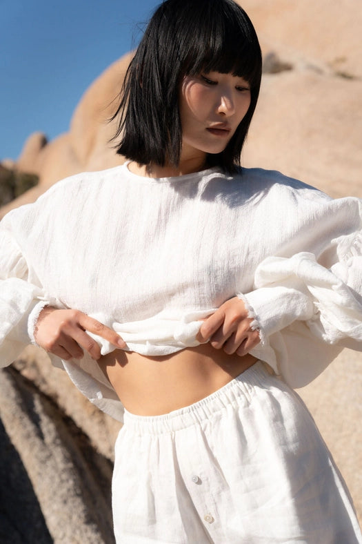 Linen Boxer Shorts-Shorts-A Perfect Nomad-S-WHITE-Urbanheer