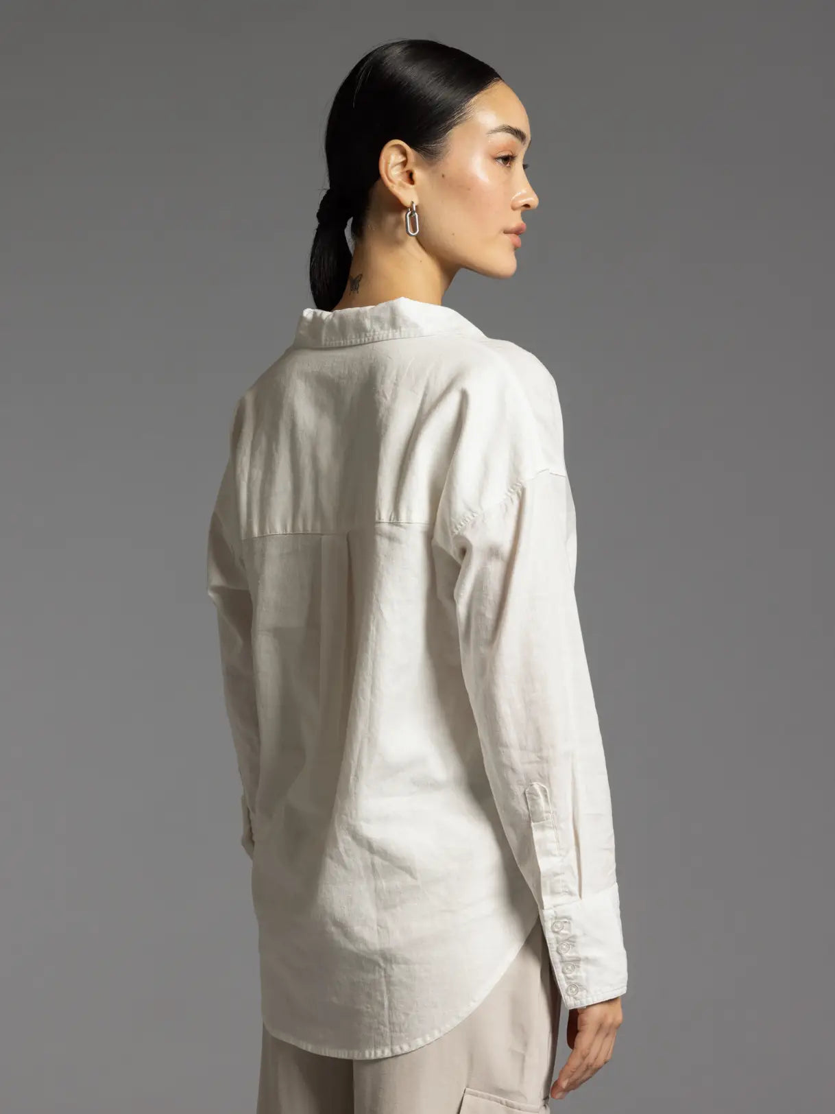 Linen Button Down Top