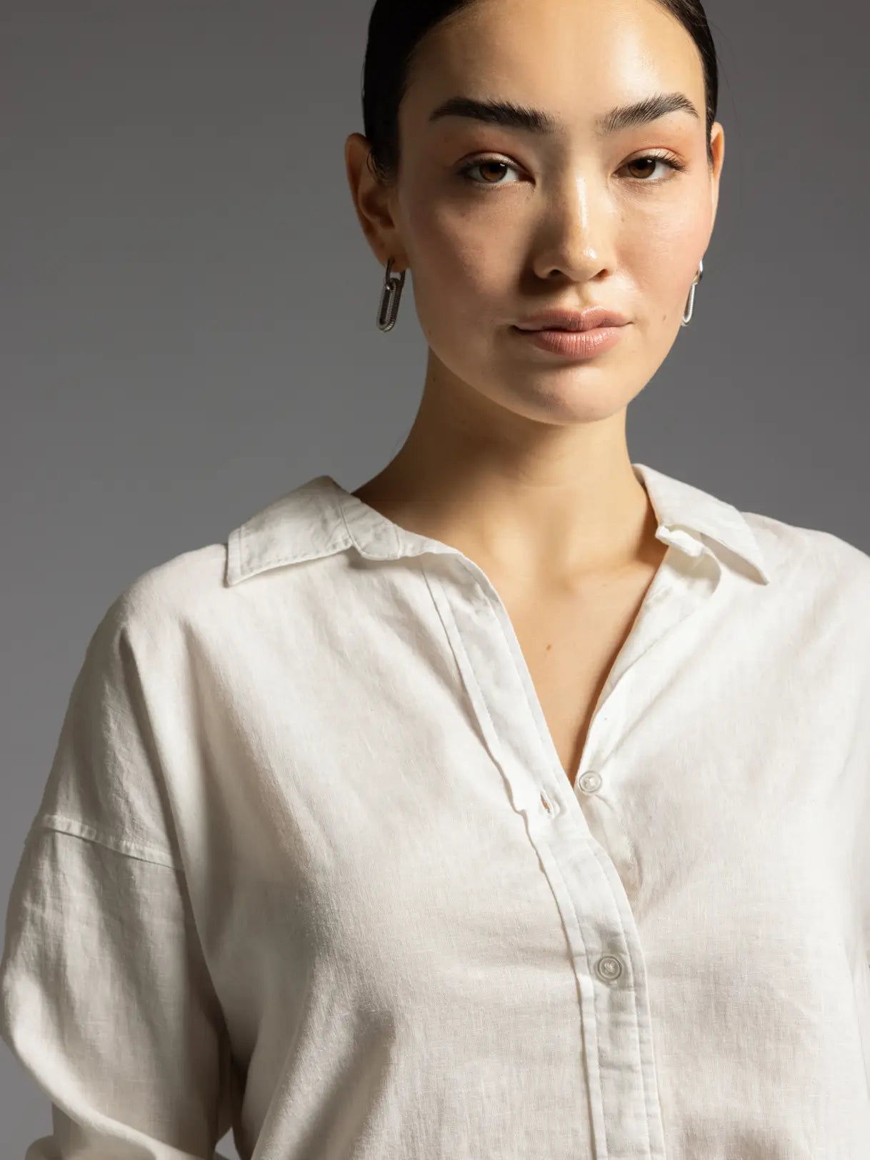 Linen Button Down Top