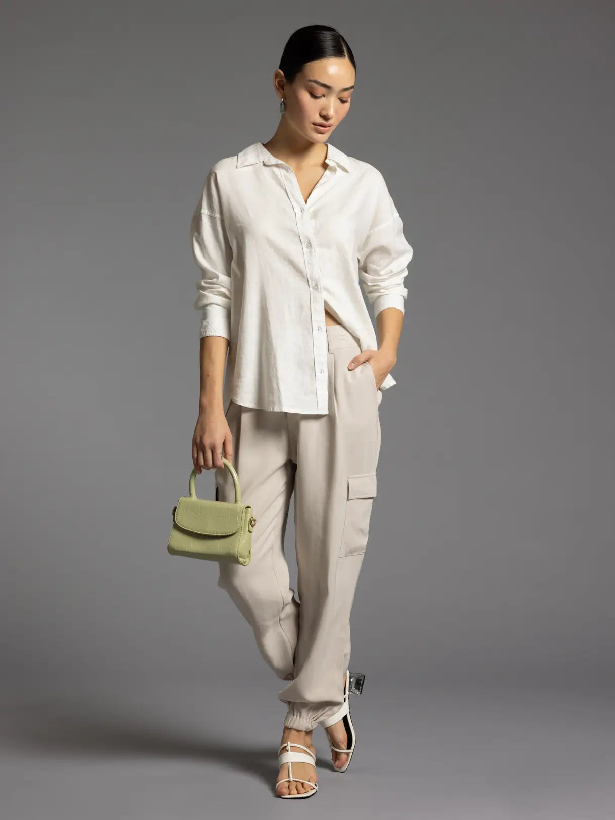 Linen Button Down Top