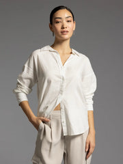 Linen Button Down Top