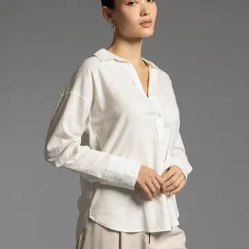 Linen Button Down Top - Maxime Top