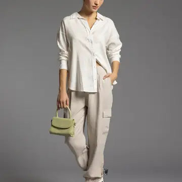 Linen Button Down Top - Maxime Top