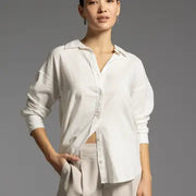 Linen Button Down Top - Maxime Top