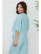 Linen Button Up Top with Front Pocket-Top-MILIO MILANO-XS-Blue Zuccero-Urbanheer