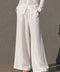 Linen Comfort Trousers with Drawstring