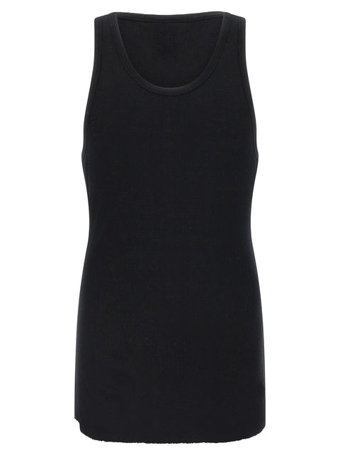Linen Cotton Ribbed Tank Top for Summer Comfort