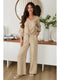 Linen Cropped Tie Blouse Earth Beige-Blouse-MILIO MILANO-XS-Earth Beige-Urbanheer