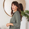 Linen Cropped Tie Button Front Top ARG-Top-MILIO MILANO-XS-ARG-Urbanheer