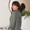 Linen Cropped Tie Button Front Top ARG-Top-MILIO MILANO-XS-ARG-Urbanheer