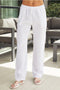 Linen Drawstring Pants-Pants-MILIO MILANO-S-WHITE-Urbanheer