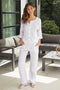 Linen Drawstring Pants-Pants-MILIO MILANO-S-WHITE-Urbanheer