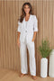 Linen Drawstring Pants-Pants-MILIO MILANO-S-WHITE-Urbanheer