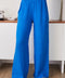 Linen Flat Front Elastic Waist Wide Leg Pant-Pant-MILIO MILANO-XS-CRUB-Urbanheer