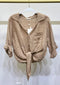 Linen Front Tie Button Shirt-Shirt-MILIO MILANO-S-Camel-Urbanheer