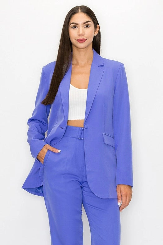 Linen Jacket with Flapped-Pockets-Jacket-One n' More Inc.-S-VERI PERI-Urbanheer