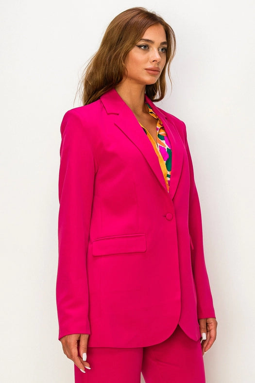 Linen Jacket with Flapped-Pockets-Jacket-One n' More Inc.-S-Black-Urbanheer