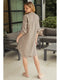 Linen L/S Button Down Mid-Length Dress Mocha-Dress-MILIO MILANO-XS-Mocha-Urbanheer