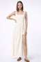 Linen Layered Slit Dress