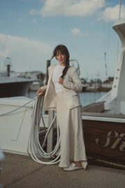 Linen Slip Skirt-Ecru-0