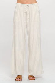 Linen Striped Adjustable Straight Leg Pants with Pockets-New Arrival-Reneecollection-Small-LINEN-Urbanheer