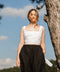 Linen Tie Back Top