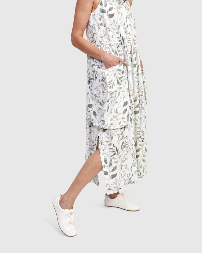 Lisbon Maxi Dress, Flora-Dress-Alembika-US 6-8-Floral-Urbanheer