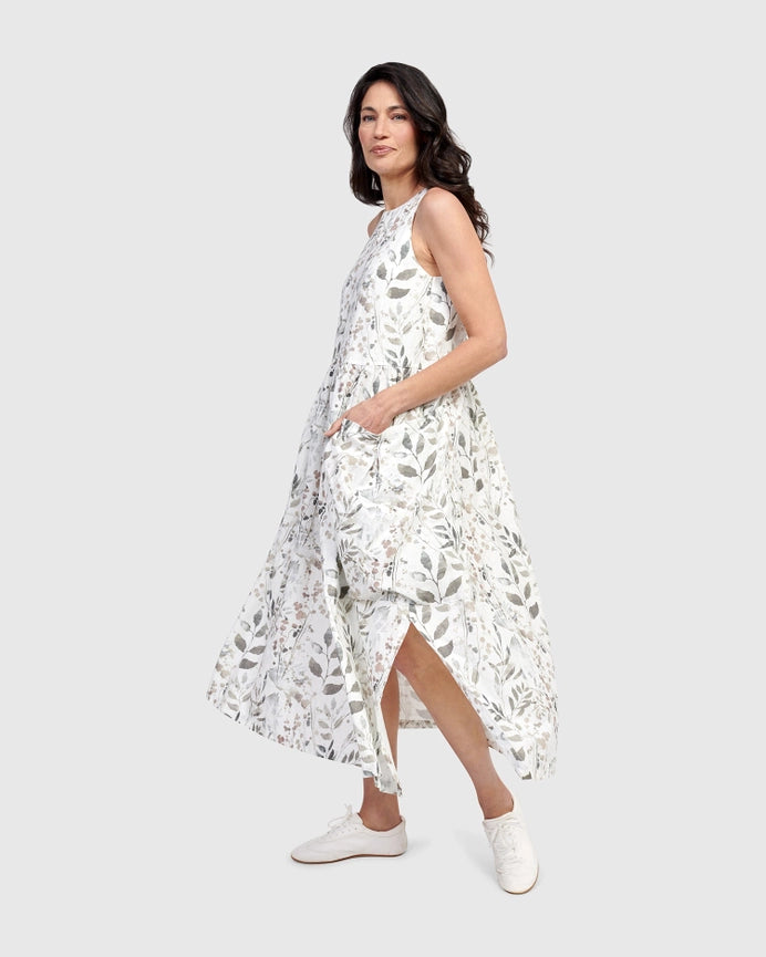 Lisbon Maxi Dress, Flora-Dress-Alembika-US 6-8-Floral-Urbanheer