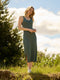 Lois Feather Rib Henley Tank Dress