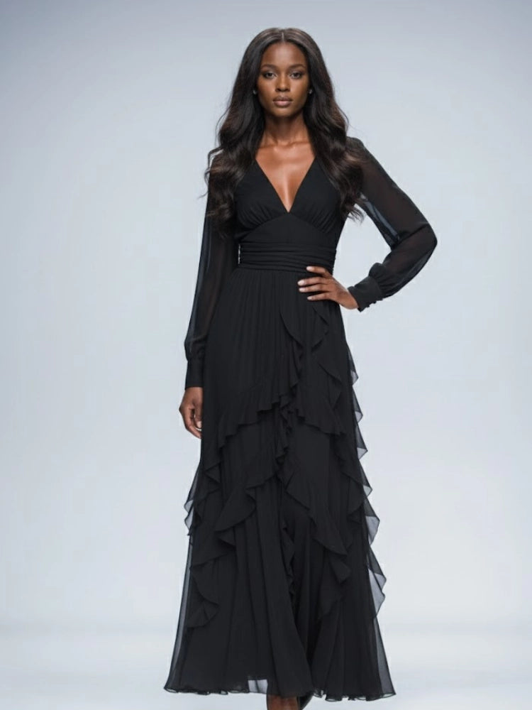Long Black Evening Dress Sutton Place: Prêt-À-Porter Line Bymanyc ® New York