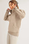 Long Dove Funnel Neck Half Zip Oat-Pullover-AEMI + CO-S-Urbanheer