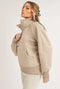 Long Dove Funnel Neck Half Zip Oat-Pullover-AEMI + CO-S-Urbanheer