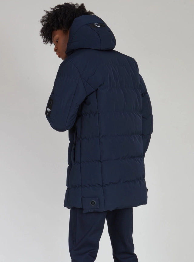 Long Quilted Puffer Jacket-Puffer Jacket-Point Zero-S-Black-Urbanheer