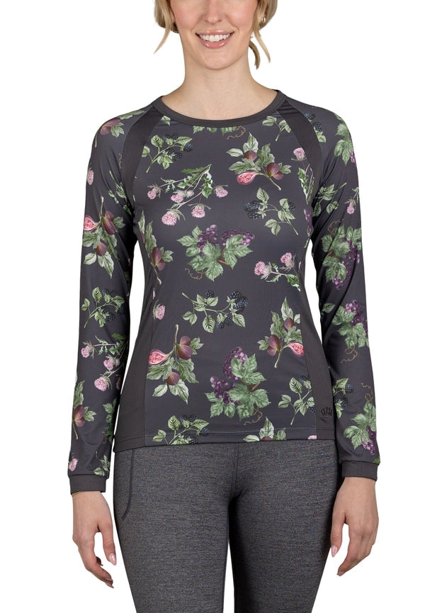 Long Sleeve Asphalt Fig Crew Neck-Shirt-Kastel Denmark-XXS-Urbanheer