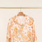 Long Sleeve Cashmere Print Shirt-Shirt-NAÏS PARIS-One size-Tangerine-Urbanheer