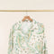 Long Sleeve Cashmere Print Shirt-Shirt-NAÏS PARIS-One size-bright green-Urbanheer