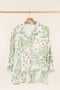 Long Sleeve Cashmere Print Shirt-Shirt-NAÏS PARIS-One size-bright green-Urbanheer