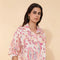 Long Sleeve Cashmere Print Shirt-Shirt-NAÏS PARIS-One size-fuchsia-Urbanheer