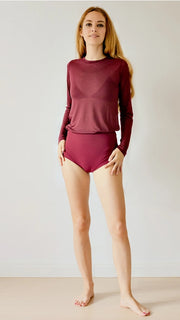 Long Sleeve Crew Neck T-Shirt-T-Shirt-Aboutalisa-XXS-Bordeaux 13-Urbanheer