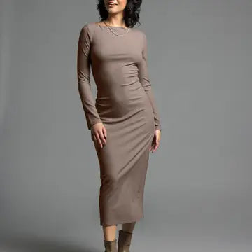 Long Sleeve Maxi Dress - Angelina Dress