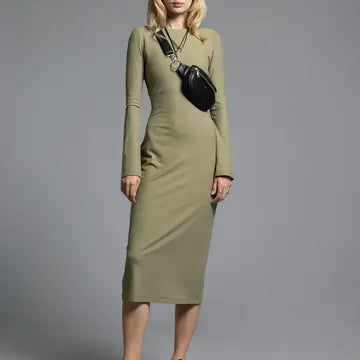 Long Sleeve Maxi Dress - Angelina Dress