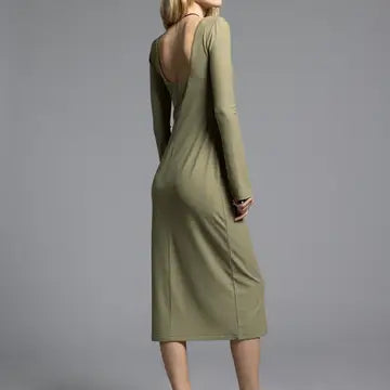 Long Sleeve Maxi Dress - Angelina Dress