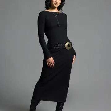 Long Sleeve Maxi Dress - Angelina Dress