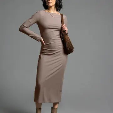 Long Sleeve Maxi Dress - Angelina Dress