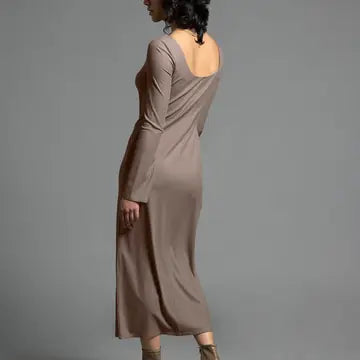 Long Sleeve Maxi Dress - Angelina Dress
