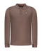 Long Sleeve Polo Shirt - Brown
