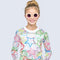 Long Sleeve Printed Mesh Top-Top-Hannah Banana-4-WHITEMULTI-Urbanheer
